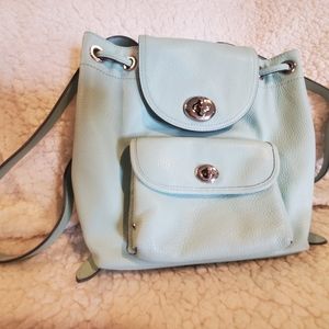 Coach small backpack purse